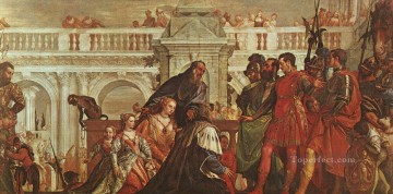 La familia de Darío antes de Alejandro Renacimiento Paolo Veronese Pinturas al óleo